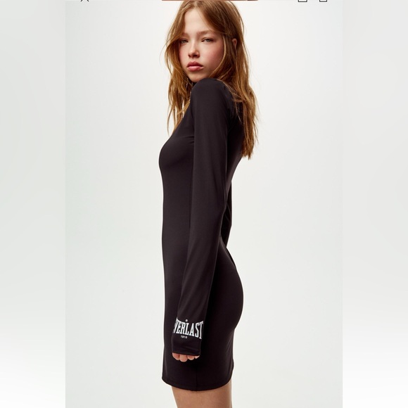 EVERLAST® X ZARA POLYAMIDE MINI DRESS, Size L - Picture 4 of 10